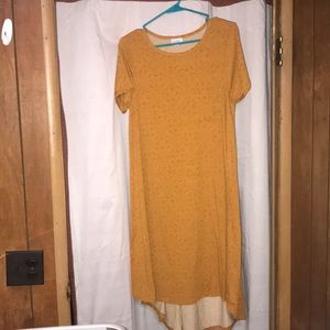 LuLa Roe Carly Dress high/low effect